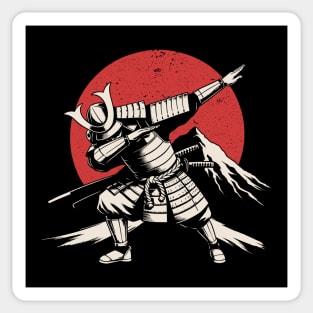 Dabbing Samurai Warrior Sticker